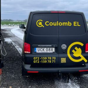 Coulomb EL laddbox installation