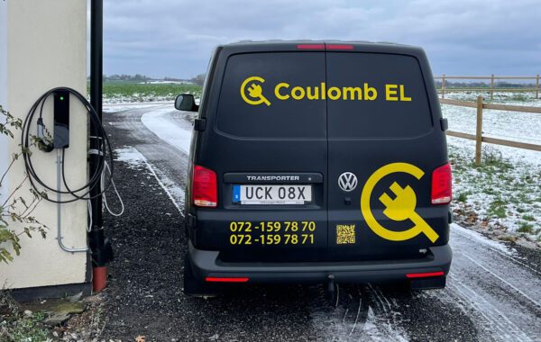 Coulomb EL laddbox installation